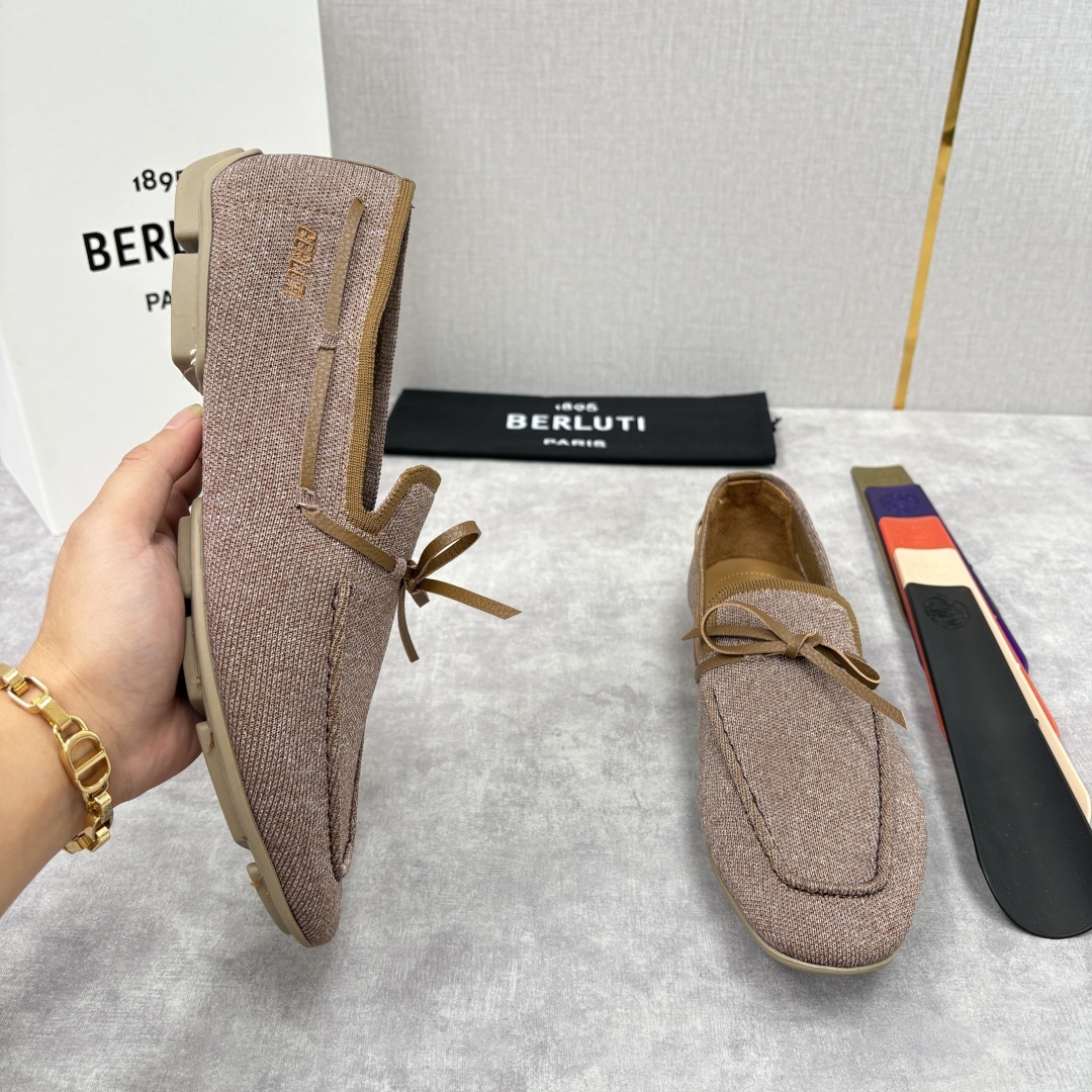💋💍Berlut* 布鲁提 独家新品 Lorenzo Drive乐福鞋,以驾车鞋为灵感的乐福鞋 采用了T