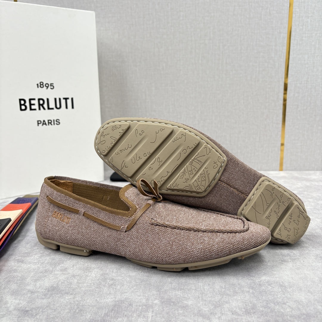 💋💍Berlut* 布鲁提 独家新品 Lorenzo Drive乐福鞋,以驾车鞋为灵感的乐福鞋 采用了T