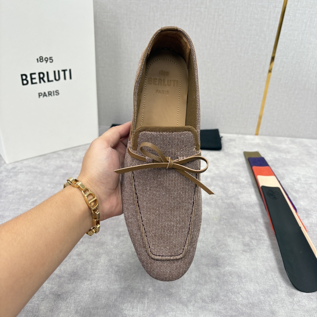 💋💍Berlut* 布鲁提 独家新品 Lorenzo Drive乐福鞋,以驾车鞋为灵感的乐福鞋 采用了T