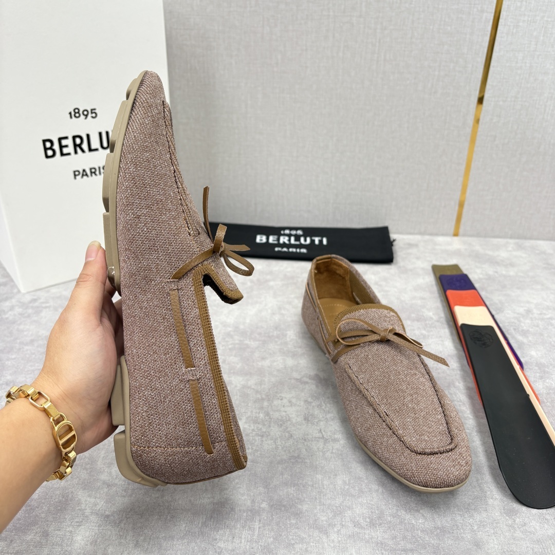 💋💍Berlut* 布鲁提 独家新品 Lorenzo Drive乐福鞋,以驾车鞋为灵感的乐福鞋 采用了T
