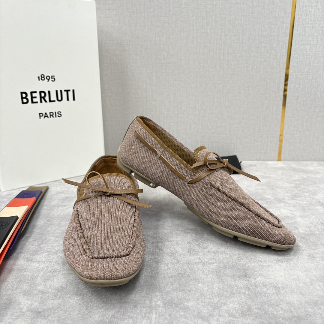 💋💍Berlut* 布鲁提 独家新品 Lorenzo Drive乐福鞋,以驾车鞋为灵感的乐福鞋 采用了T
