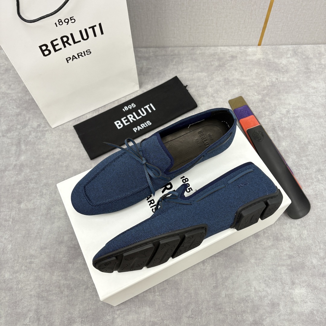 💋💍Berlut* 布鲁提 独家新品 Lorenzo Drive乐福鞋,以驾车鞋为灵感的乐福鞋 采用了T