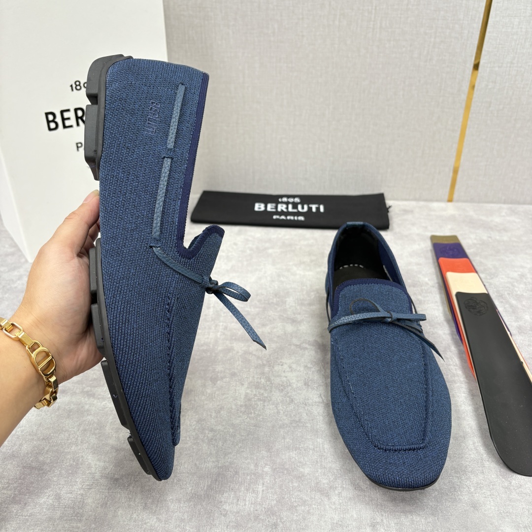 💋💍Berlut* 布鲁提 独家新品 Lorenzo Drive乐福鞋,以驾车鞋为灵感的乐福鞋 采用了T