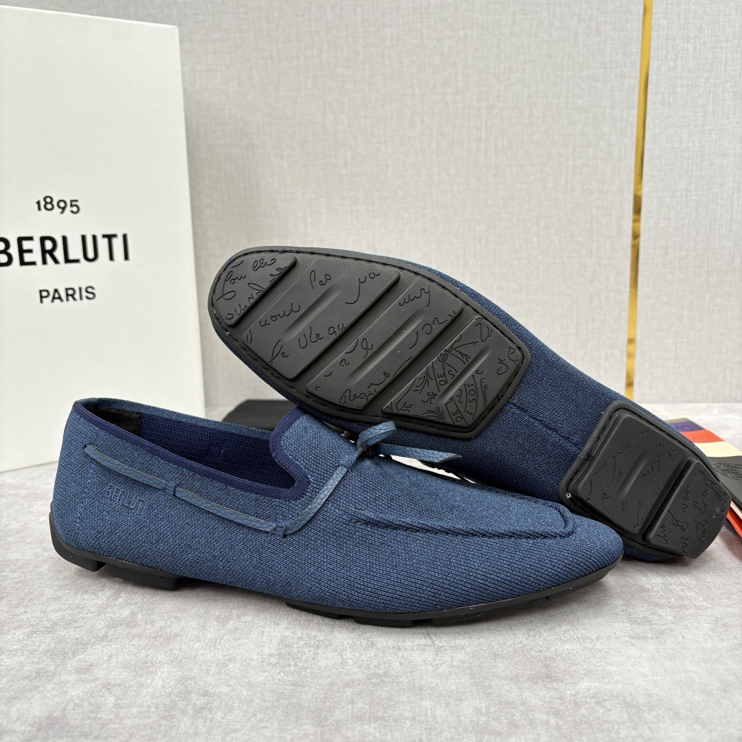 💋💍Berlut* 布鲁提 独家新品 Lorenzo Drive乐福鞋,以驾车鞋为灵感的乐福鞋 采用了T