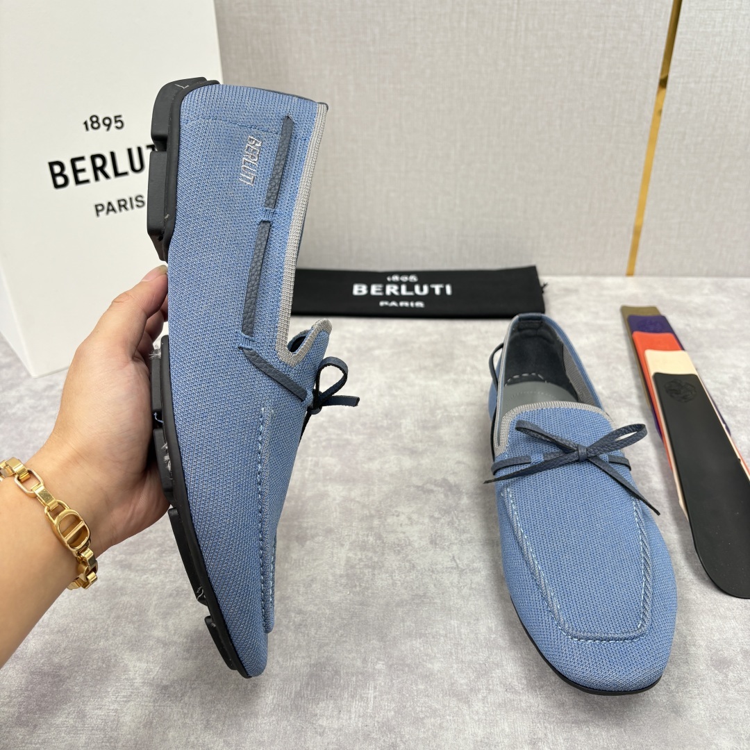 💋💍Berlut* 布鲁提 独家新品 Lorenzo Drive乐福鞋,以驾车鞋为灵感的乐福鞋 采用了T