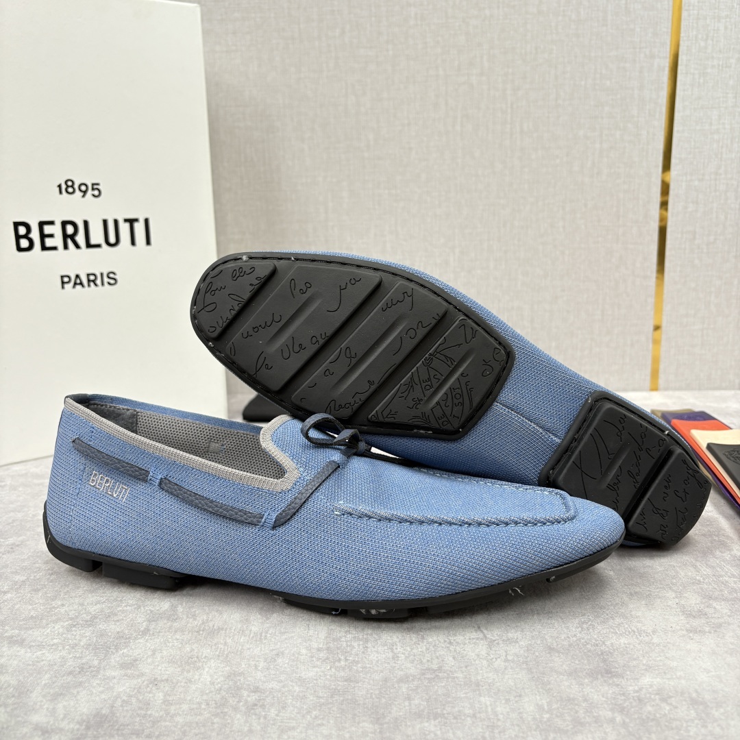 💋💍Berlut* 布鲁提 独家新品 Lorenzo Drive乐福鞋,以驾车鞋为灵感的乐福鞋 采用了T