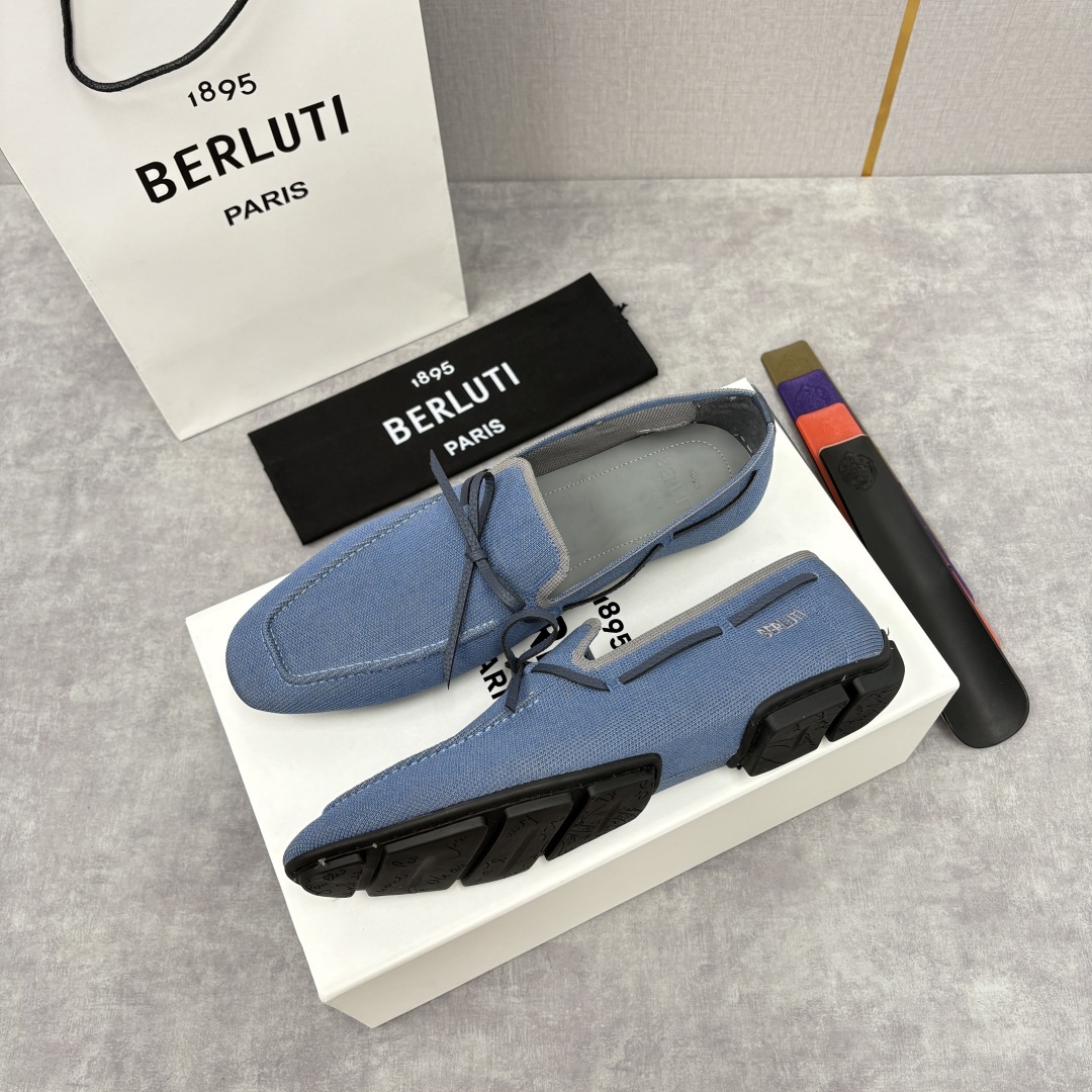 💋💍Berlut* 布鲁提 独家新品 Lorenzo Drive乐福鞋,以驾车鞋为灵感的乐福鞋 采用了T