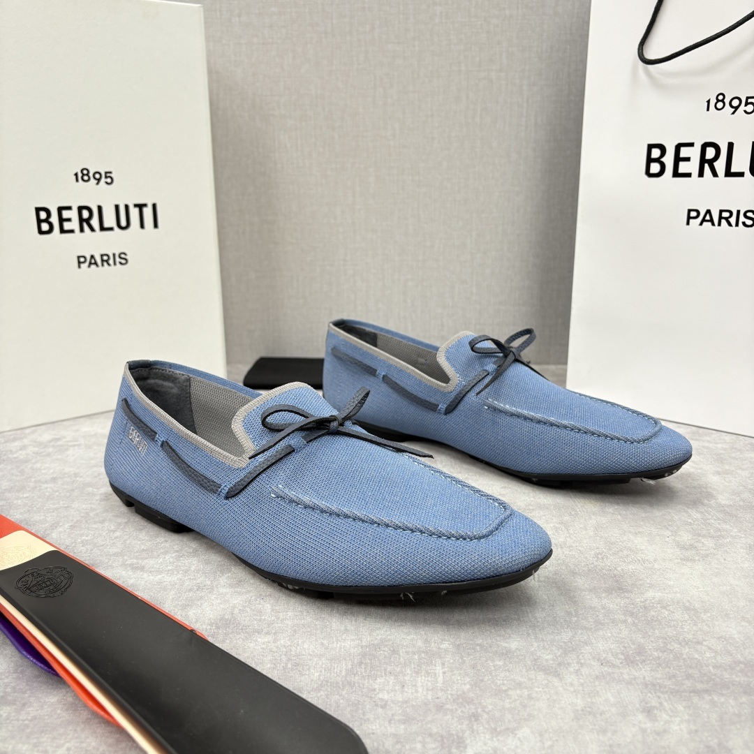 💋💍Berlut* 布鲁提 独家新品 Lorenzo Drive乐福鞋,以驾车鞋为灵感的乐福鞋 采用了T