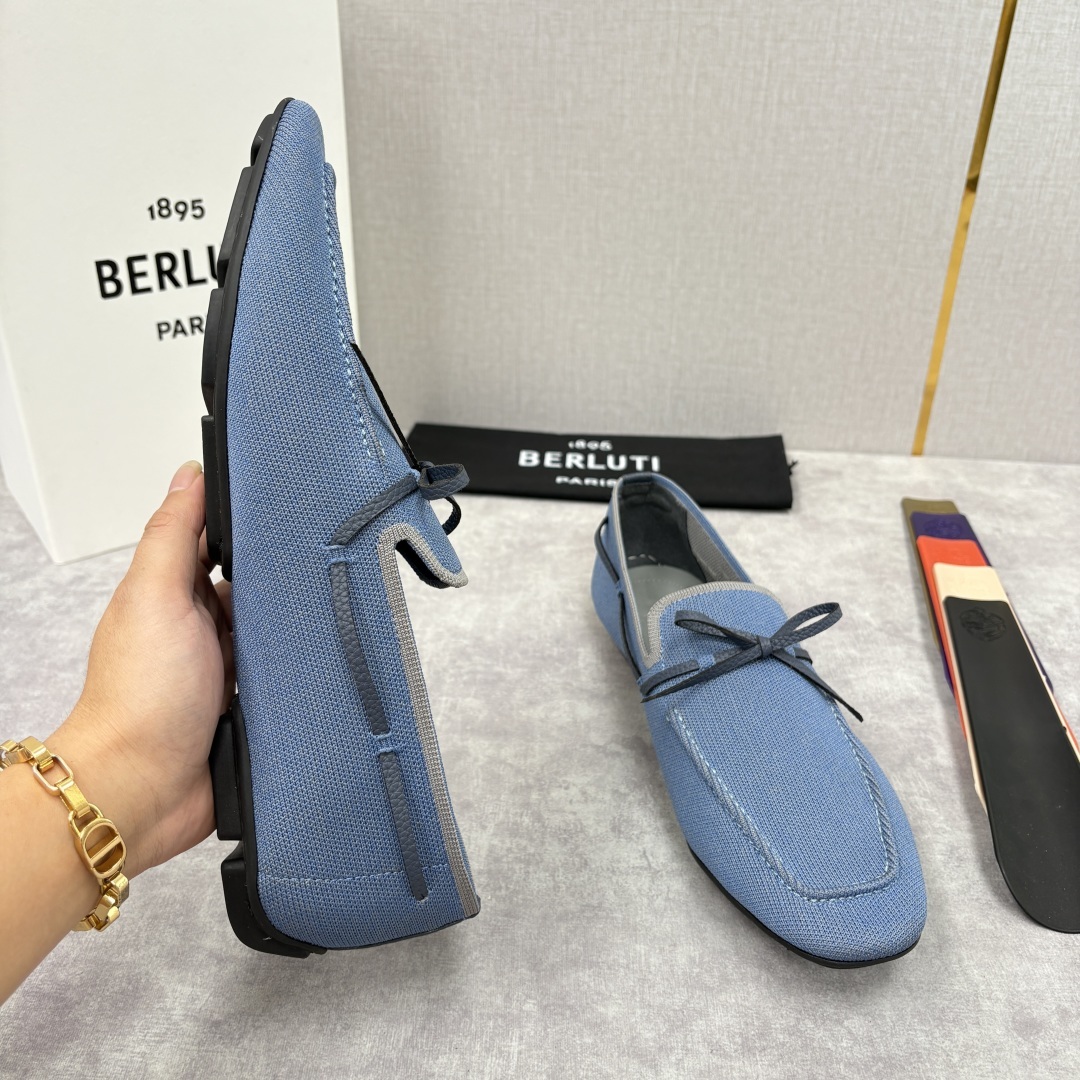 💋💍Berlut* 布鲁提 独家新品 Lorenzo Drive乐福鞋,以驾车鞋为灵感的乐福鞋 采用了T