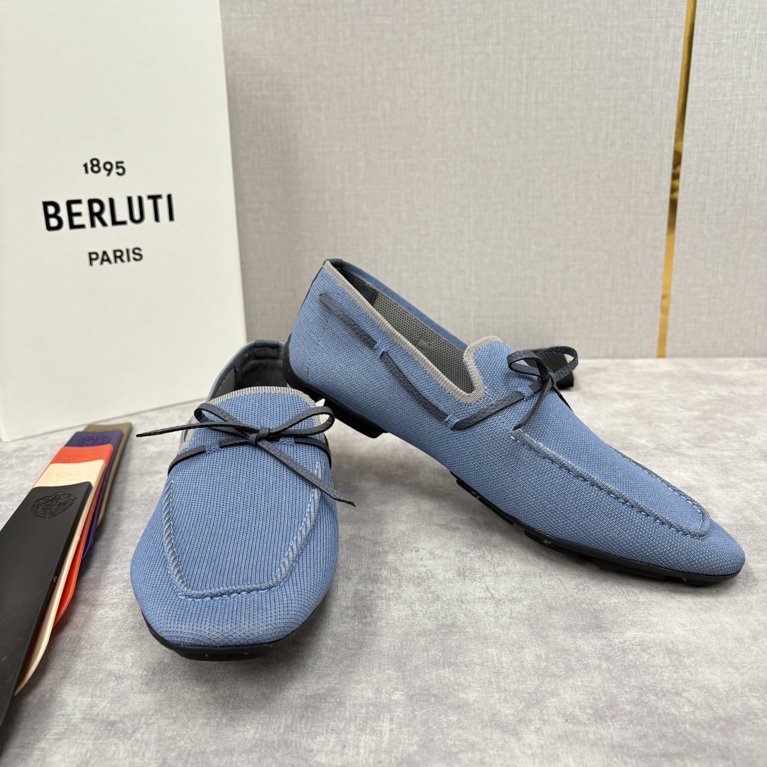 💋💍Berlut* 布鲁提 独家新品 Lorenzo Drive乐福鞋,以驾车鞋为灵感的乐福鞋 采用了T