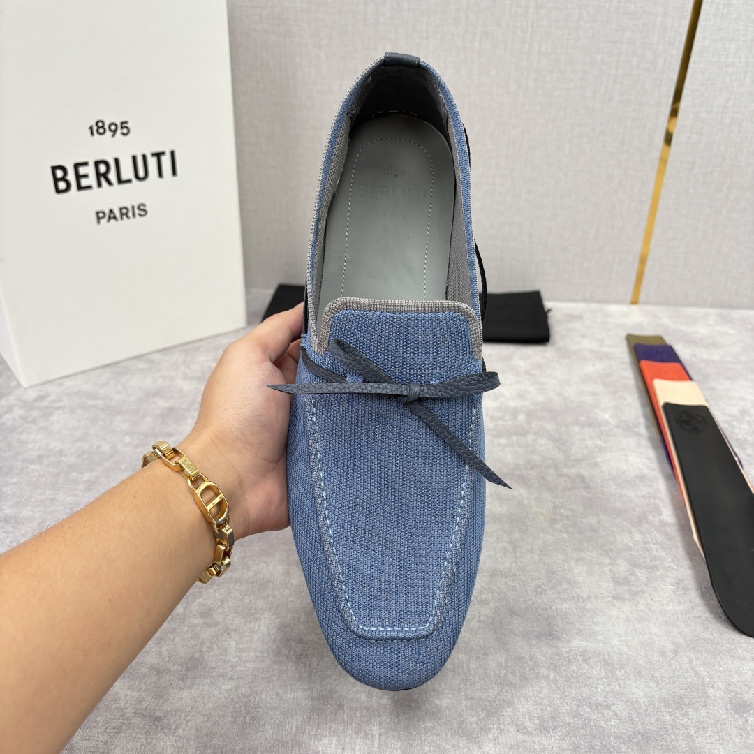 💋💍Berlut* 布鲁提 独家新品 Lorenzo Drive乐福鞋,以驾车鞋为灵感的乐福鞋 采用了T