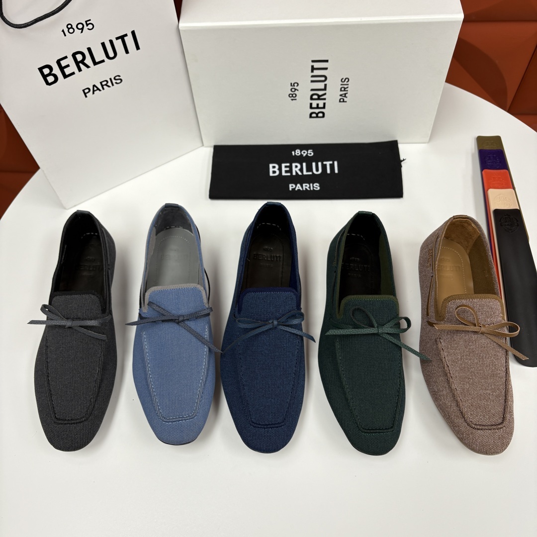 💋💍Berlut* 布鲁提 独家新品 Lorenzo Drive乐福鞋,以驾车鞋为灵感的乐福鞋 采用了T