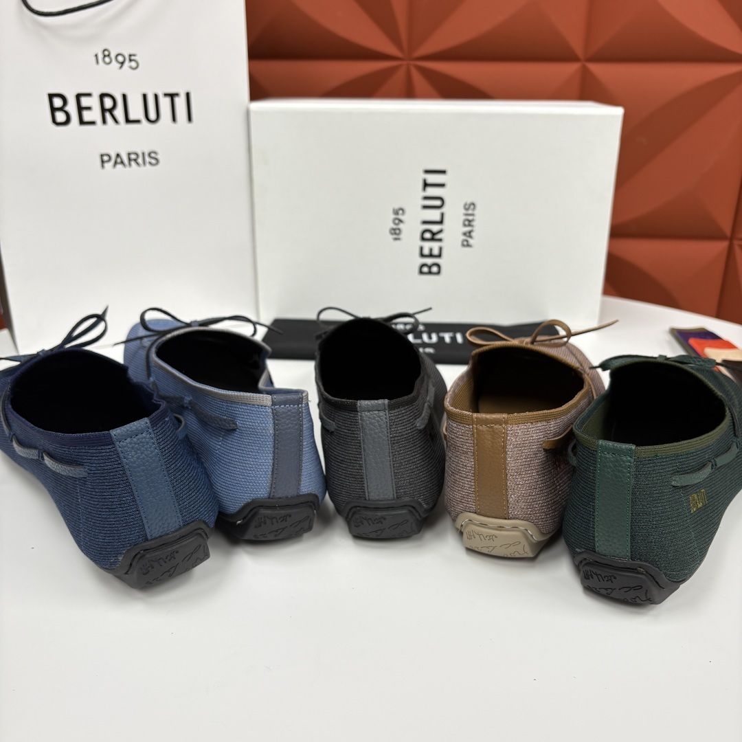 💋💍Berlut* 布鲁提 独家新品 Lorenzo Drive乐福鞋,以驾车鞋为灵感的乐福鞋 采用了T