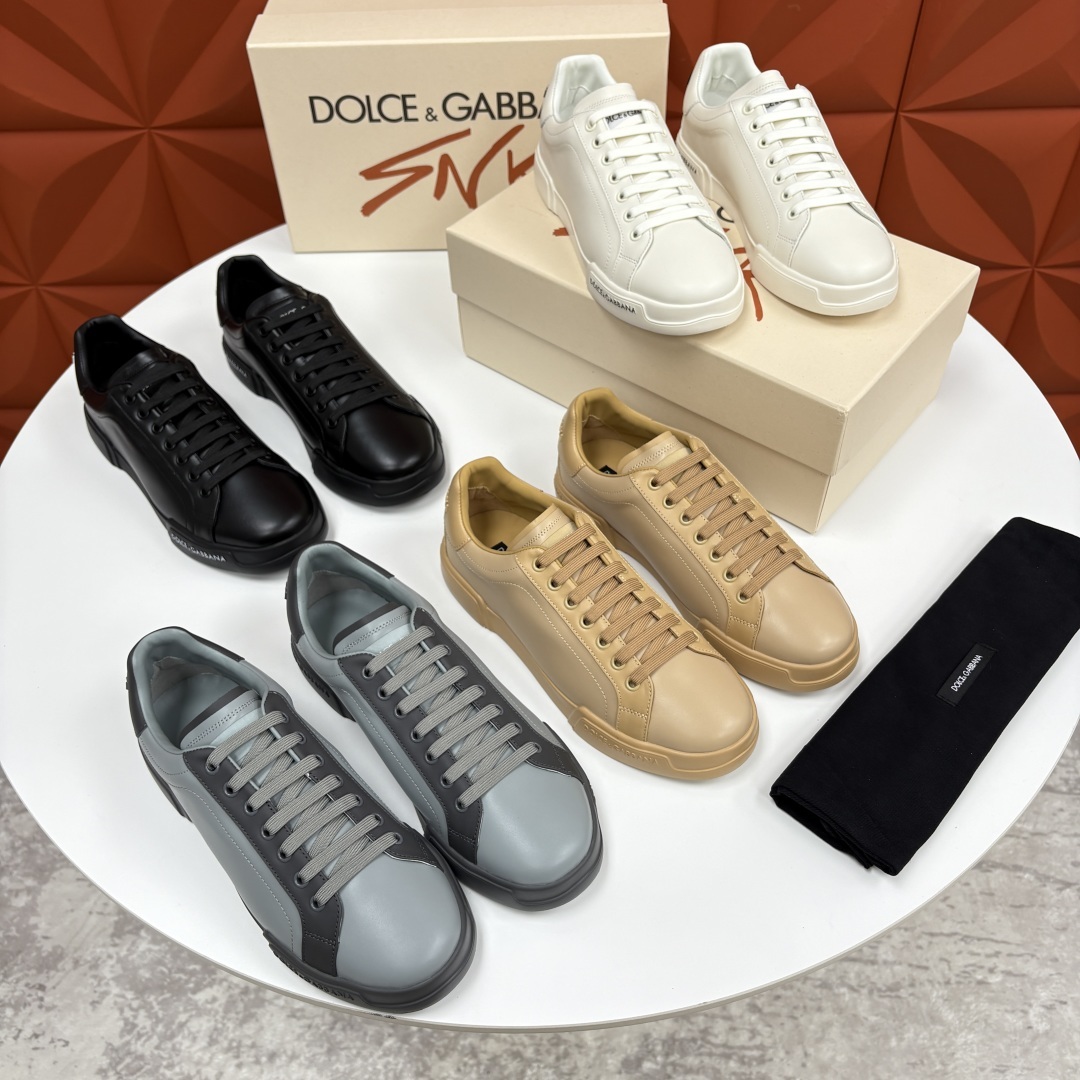 💋💍D &G 杜嘉-班纳(Dolce & Gabban*) Portofino 运动鞋板鞋系列设计 采用