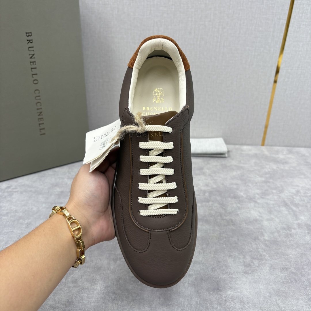 💋💍BC家 Brunello Cucinell* 低调奢华款 新品男款板鞋出货! 此款平底运动鞋面料采用