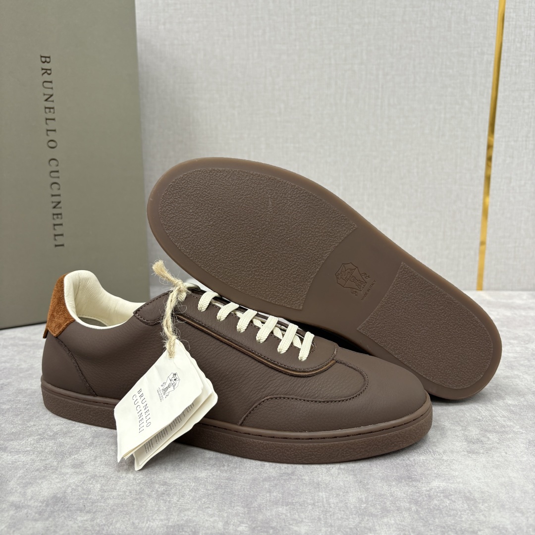 💋💍BC家 Brunello Cucinell* 低调奢华款 新品男款板鞋出货! 此款平底运动鞋面料采用