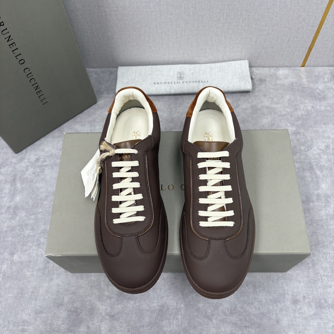 💋💍BC家 Brunello Cucinell* 低调奢华款 新品男款板鞋出货! 此款平底运动鞋面料采用