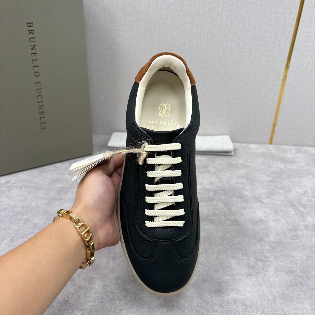 💋💍BC家 Brunello Cucinell* 低调奢华款 新品男款板鞋出货! 此款平底运动鞋面料采用