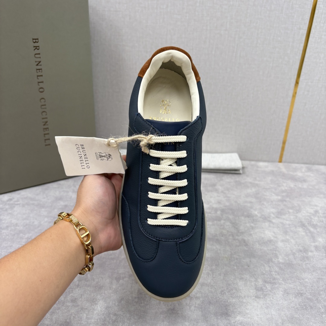 💋💍BC家 Brunello Cucinell* 低调奢华款 新品男款板鞋出货! 此款平底运动鞋面料采用