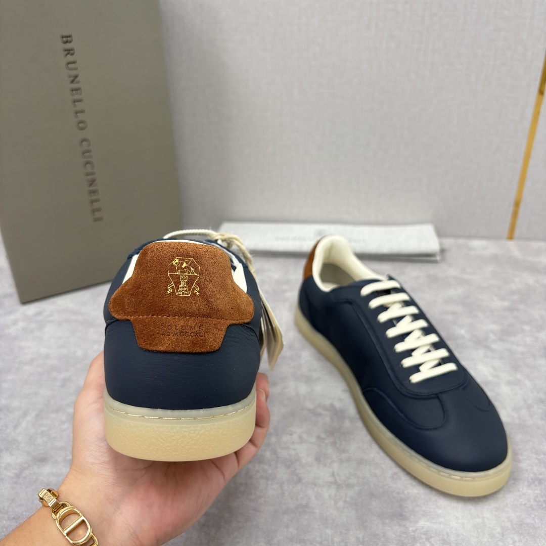 💋💍BC家 Brunello Cucinell* 低调奢华款 新品男款板鞋出货! 此款平底运动鞋面料采用