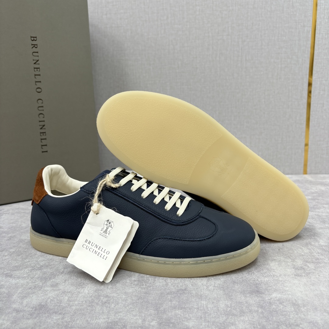 💋💍BC家 Brunello Cucinell* 低调奢华款 新品男款板鞋出货! 此款平底运动鞋面料采用
