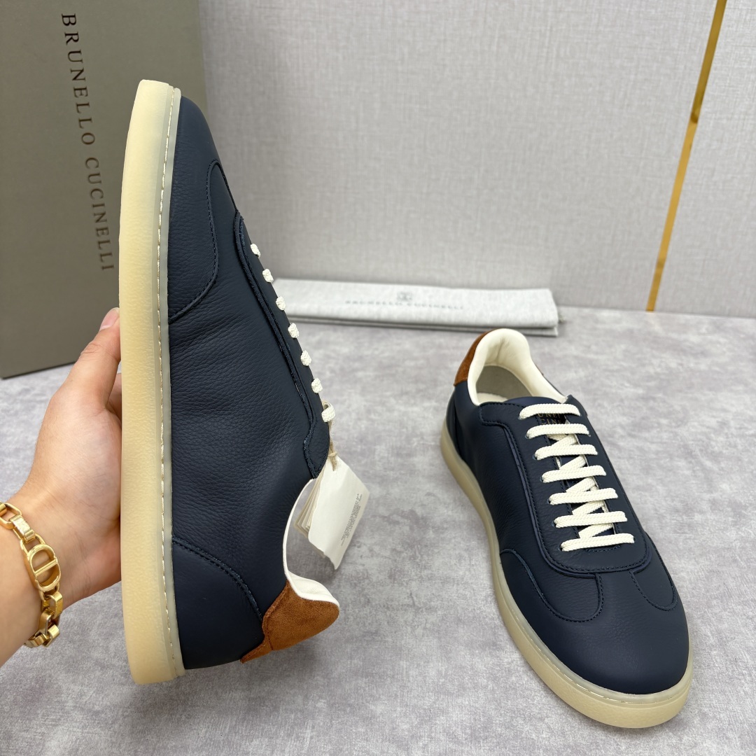 💋💍BC家 Brunello Cucinell* 低调奢华款 新品男款板鞋出货! 此款平底运动鞋面料采用