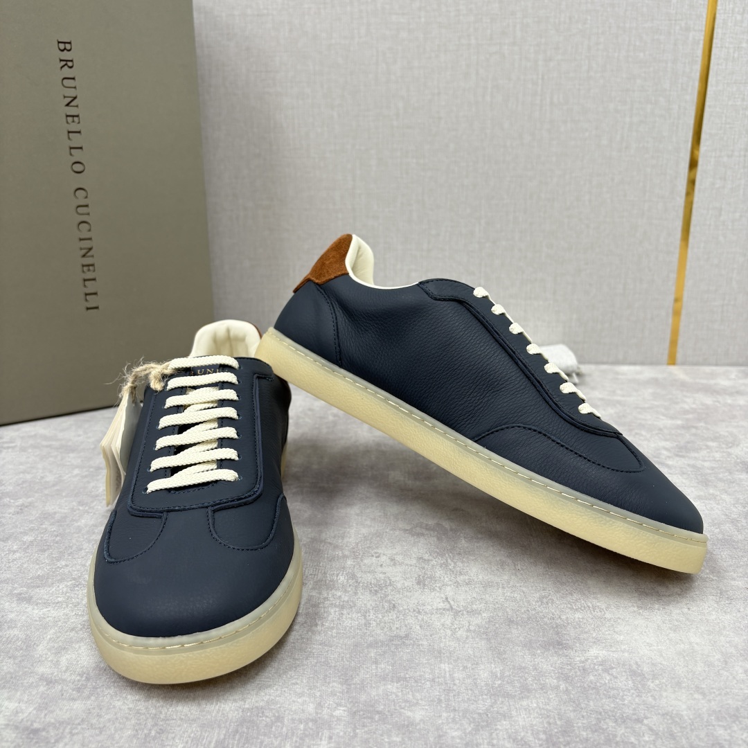 💋💍BC家 Brunello Cucinell* 低调奢华款 新品男款板鞋出货! 此款平底运动鞋面料采用