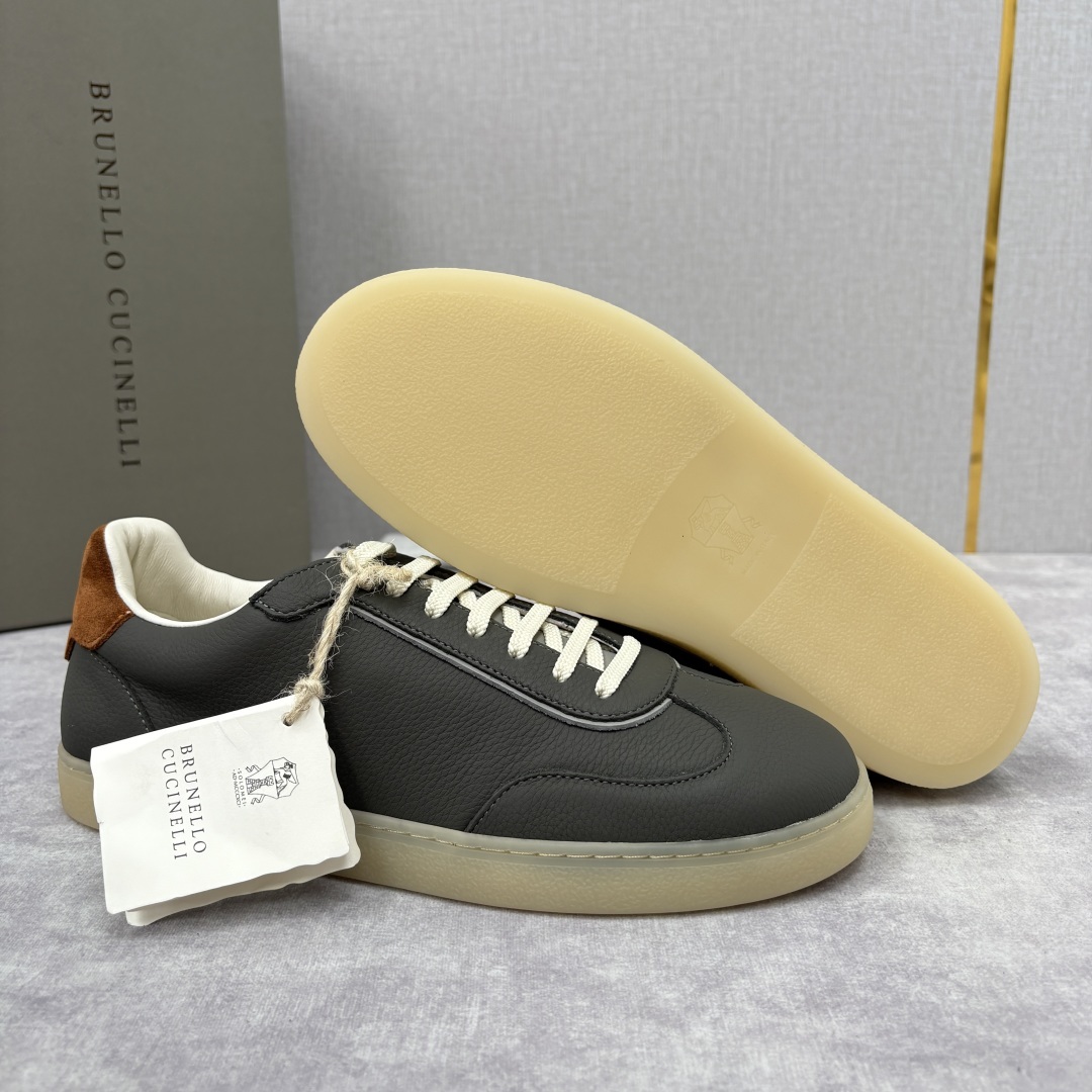 💋💍BC家 Brunello Cucinell* 低调奢华款 新品男款板鞋出货! 此款平底运动鞋面料采用