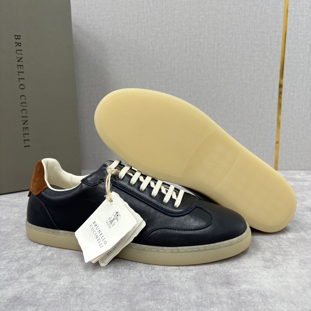 💋💍BC家 Brunello Cucinell* 低调奢华款 新品男款板鞋出货! 此款平底运动鞋面料采用