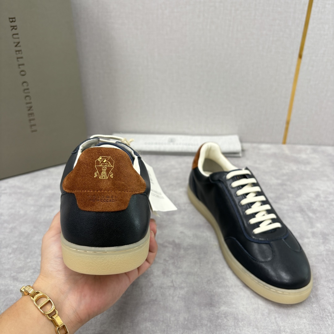 💋💍BC家 Brunello Cucinell* 低调奢华款 新品男款板鞋出货! 此款平底运动鞋面料采用
