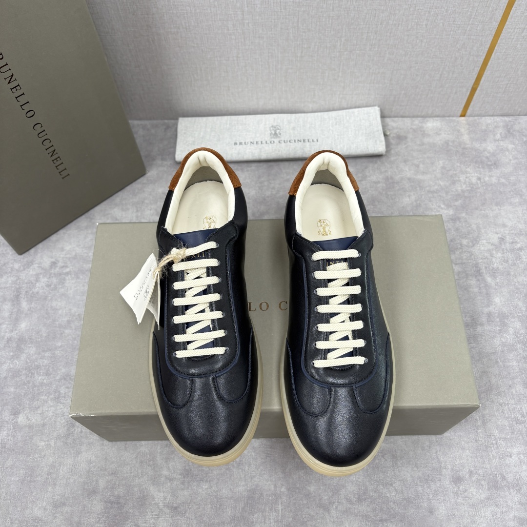 💋💍BC家 Brunello Cucinell* 低调奢华款 新品男款板鞋出货! 此款平底运动鞋面料采用