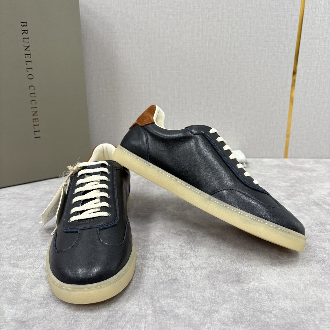 💋💍BC家 Brunello Cucinell* 低调奢华款 新品男款板鞋出货! 此款平底运动鞋面料采用