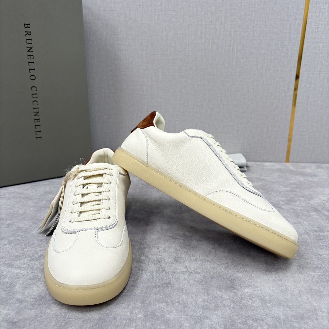💋💍BC家 Brunello Cucinell* 低调奢华款 新品男款板鞋出货! 此款平底运动鞋面料采用