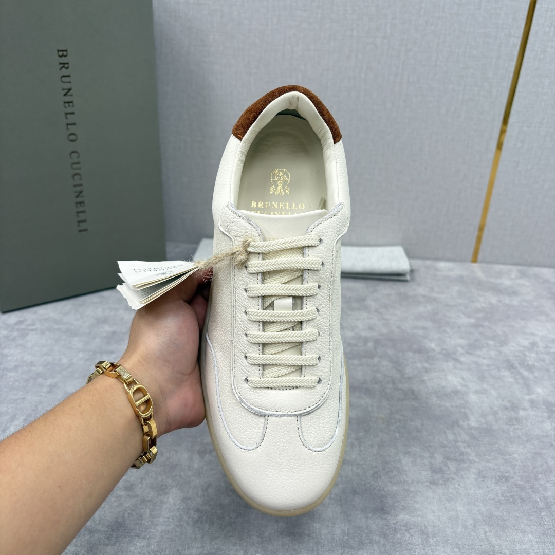 💋💍BC家 Brunello Cucinell* 低调奢华款 新品男款板鞋出货! 此款平底运动鞋面料采用