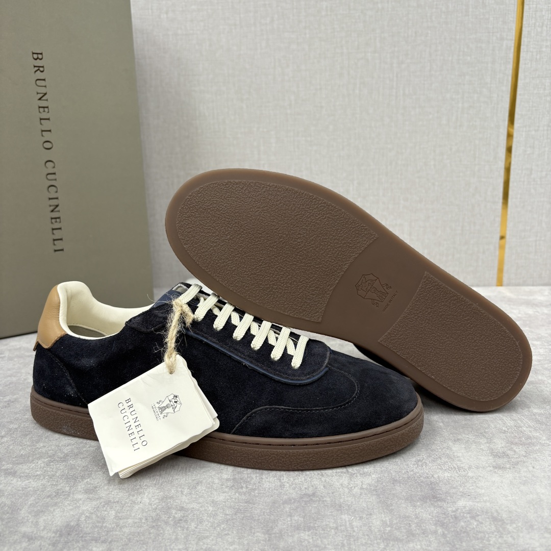 💋💍BC家 Brunello Cucinell* 低调奢华款 新品男款板鞋出货! 此款平底运动鞋面料采用
