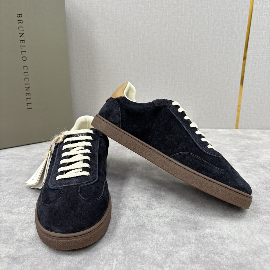 💋💍BC家 Brunello Cucinell* 低调奢华款 新品男款板鞋出货! 此款平底运动鞋面料采用