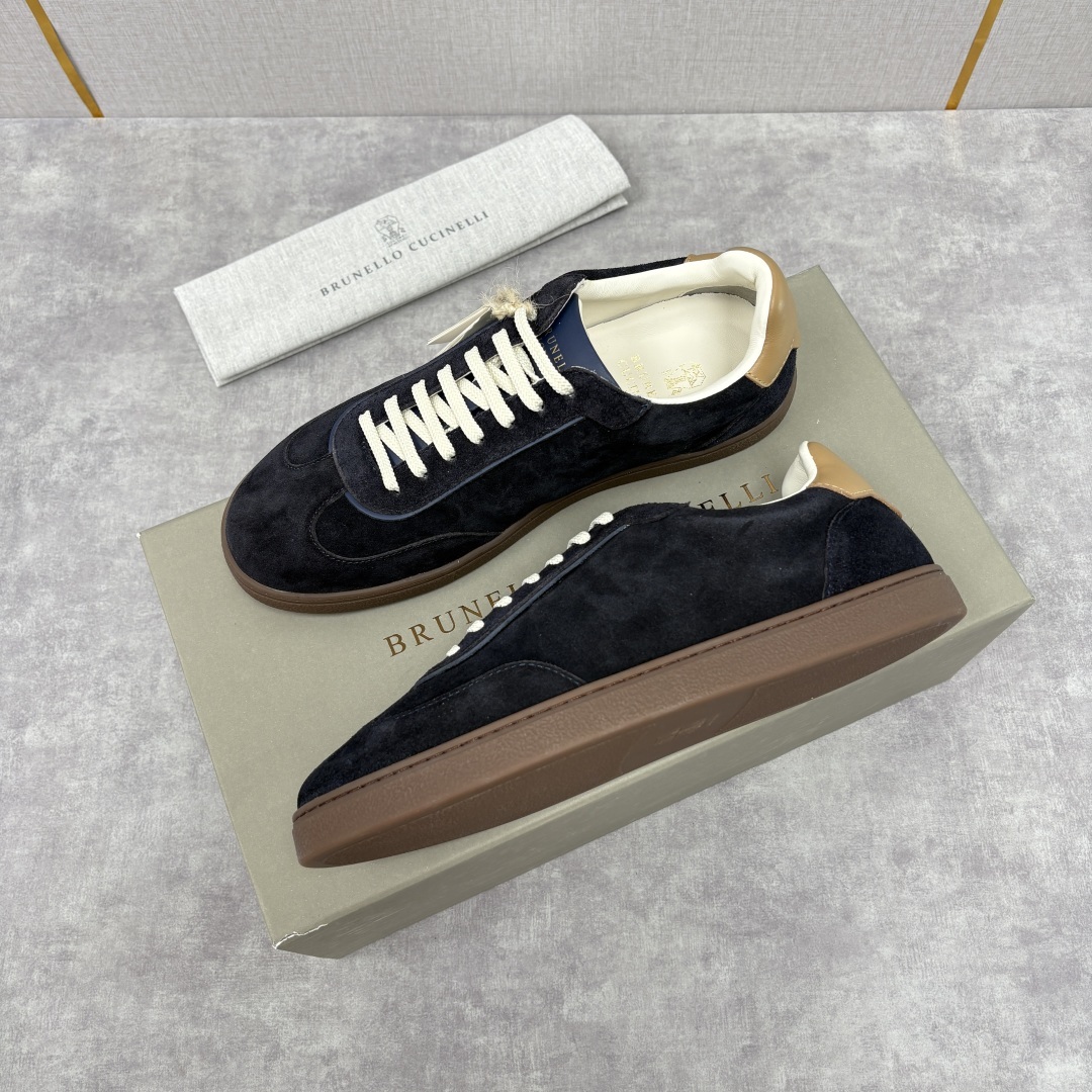 💋💍BC家 Brunello Cucinell* 低调奢华款 新品男款板鞋出货! 此款平底运动鞋面料采用