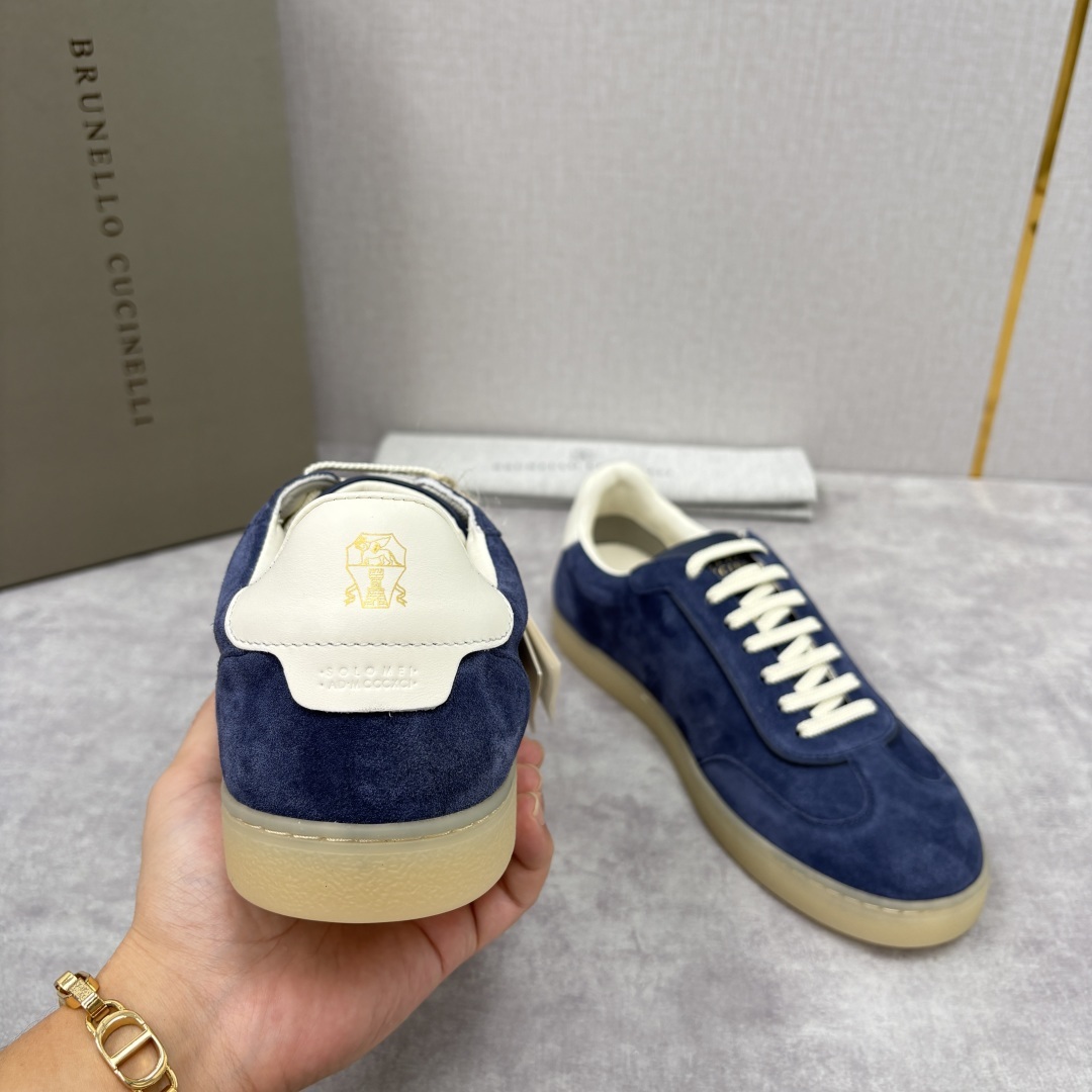 💋💍BC家 Brunello Cucinell* 低调奢华款 新品男款板鞋出货! 此款平底运动鞋面料采用