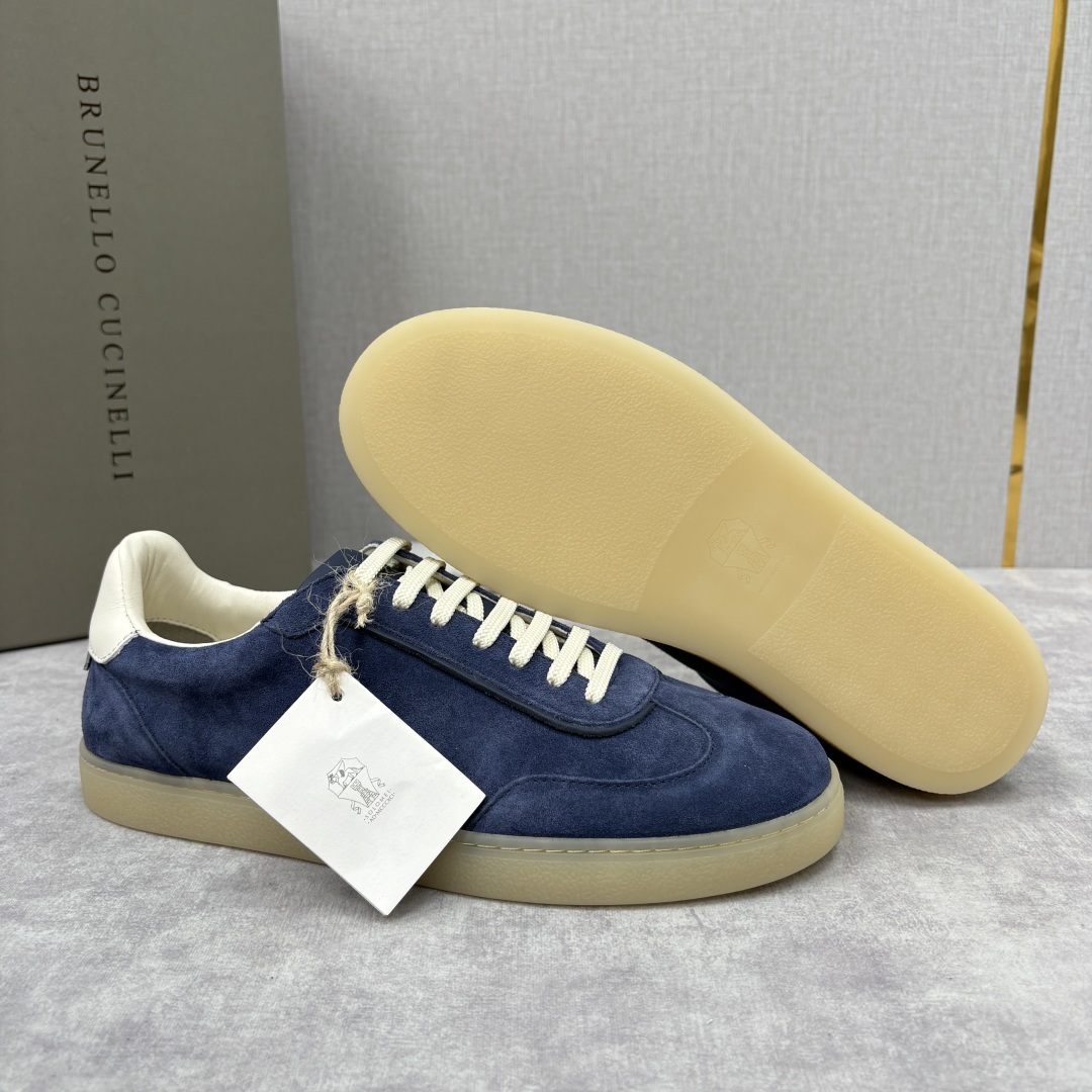 💋💍BC家 Brunello Cucinell* 低调奢华款 新品男款板鞋出货! 此款平底运动鞋面料采用