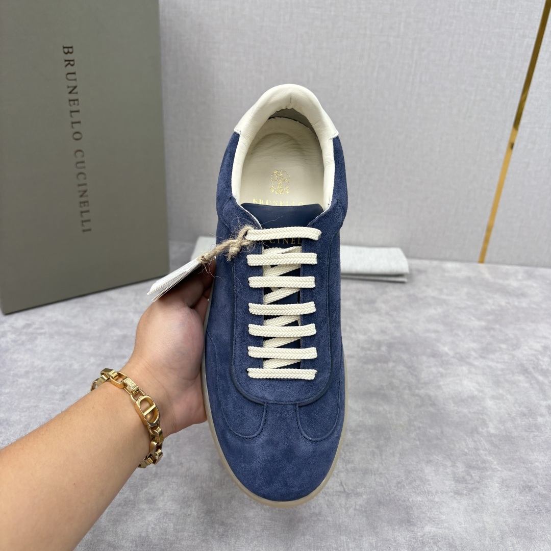 💋💍BC家 Brunello Cucinell* 低调奢华款 新品男款板鞋出货! 此款平底运动鞋面料采用