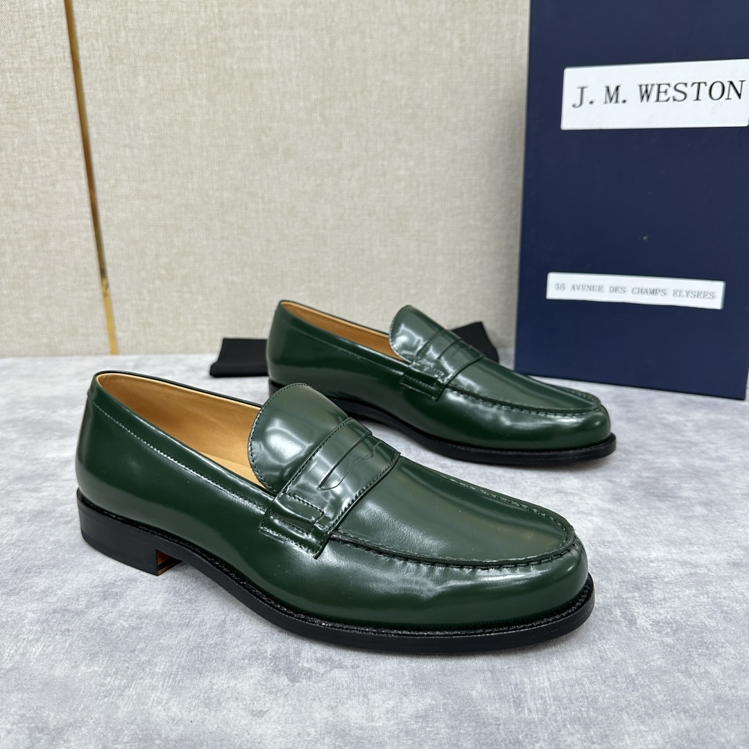 💋💍J.M.Westo*n 威士-顿 品牌经典 180 系列乐福鞋皮鞋 法国顶级皮鞋品牌 威士-顿皮鞋品