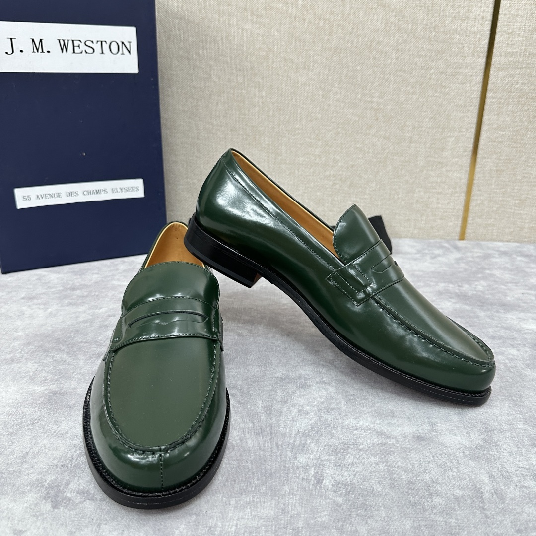 💋💍J.M.Westo*n 威士-顿 品牌经典 180 系列乐福鞋皮鞋 法国顶级皮鞋品牌 威士-顿皮鞋品