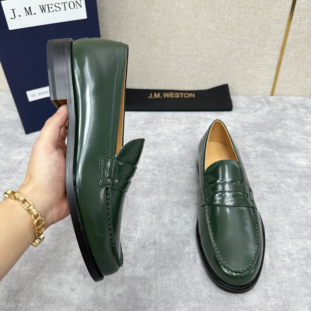 💋💍J.M.Westo*n 威士-顿 品牌经典 180 系列乐福鞋皮鞋 法国顶级皮鞋品牌 威士-顿皮鞋品