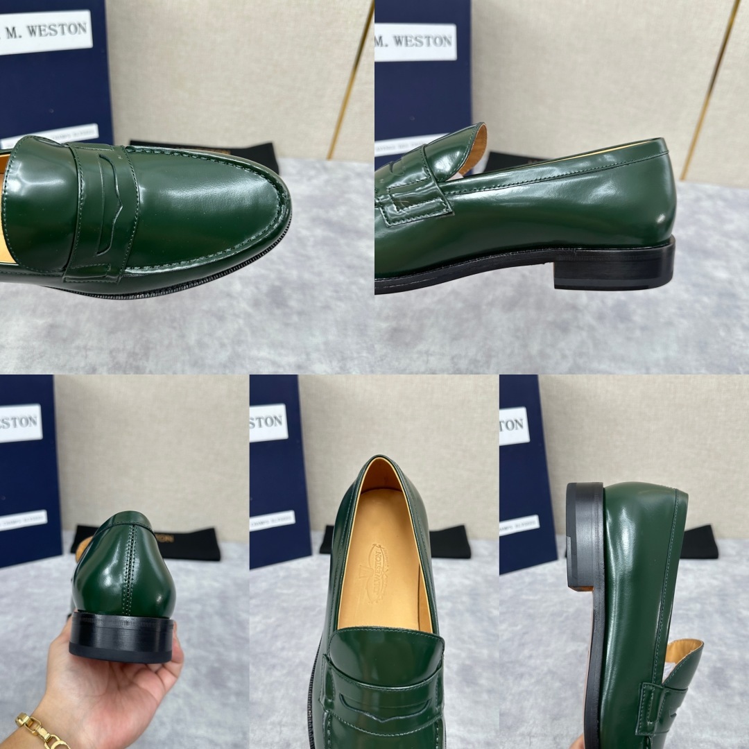 💋💍J.M.Westo*n 威士-顿 品牌经典 180 系列乐福鞋皮鞋 法国顶级皮鞋品牌 威士-顿皮鞋品