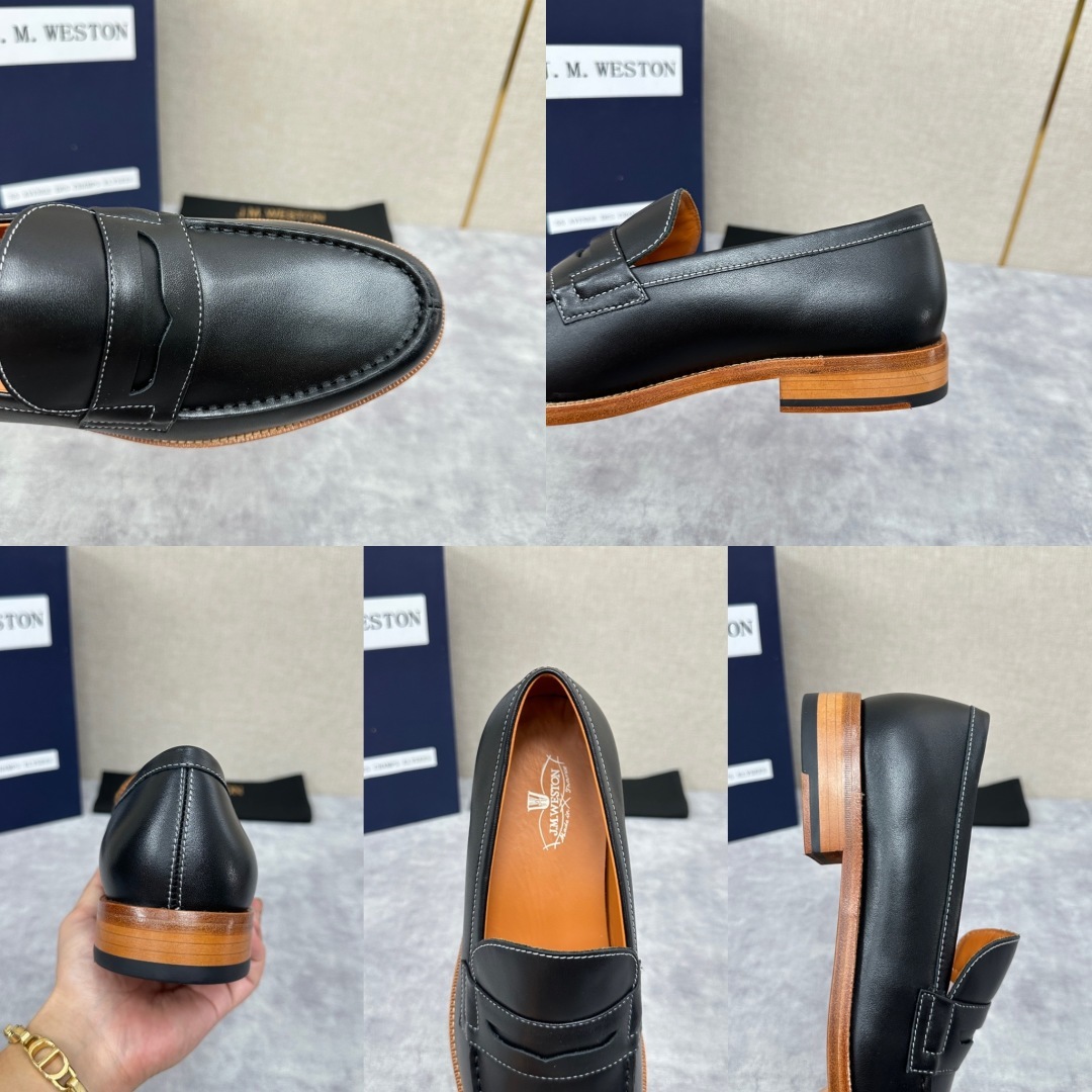 💋💍J.M.Westo*n 威士-顿 品牌经典 180 系列乐福鞋皮鞋 法国顶级皮鞋品牌 威士-顿皮鞋品