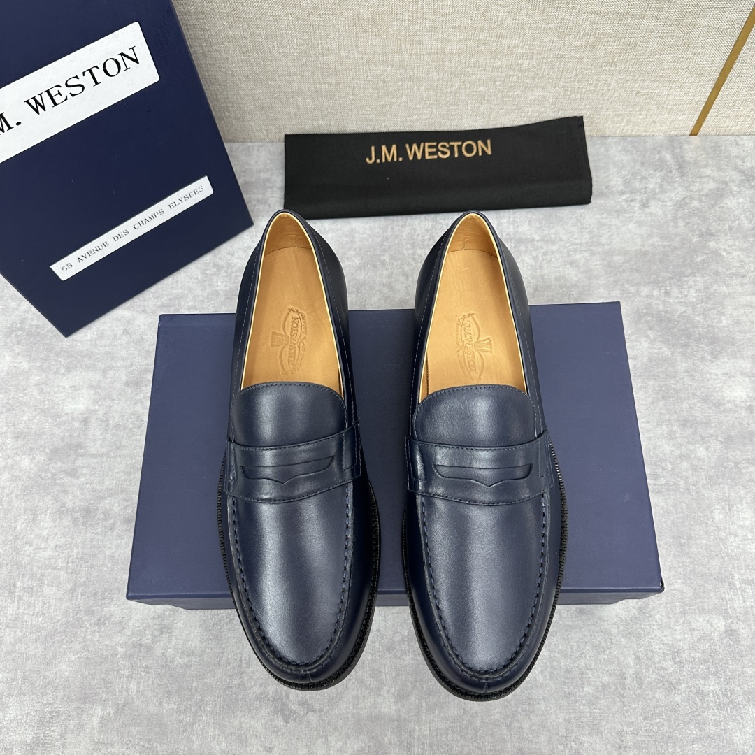 💋💍J.M.Westo*n 威士-顿 品牌经典 180 系列乐福鞋皮鞋 法国顶级皮鞋品牌 威士-顿皮鞋品