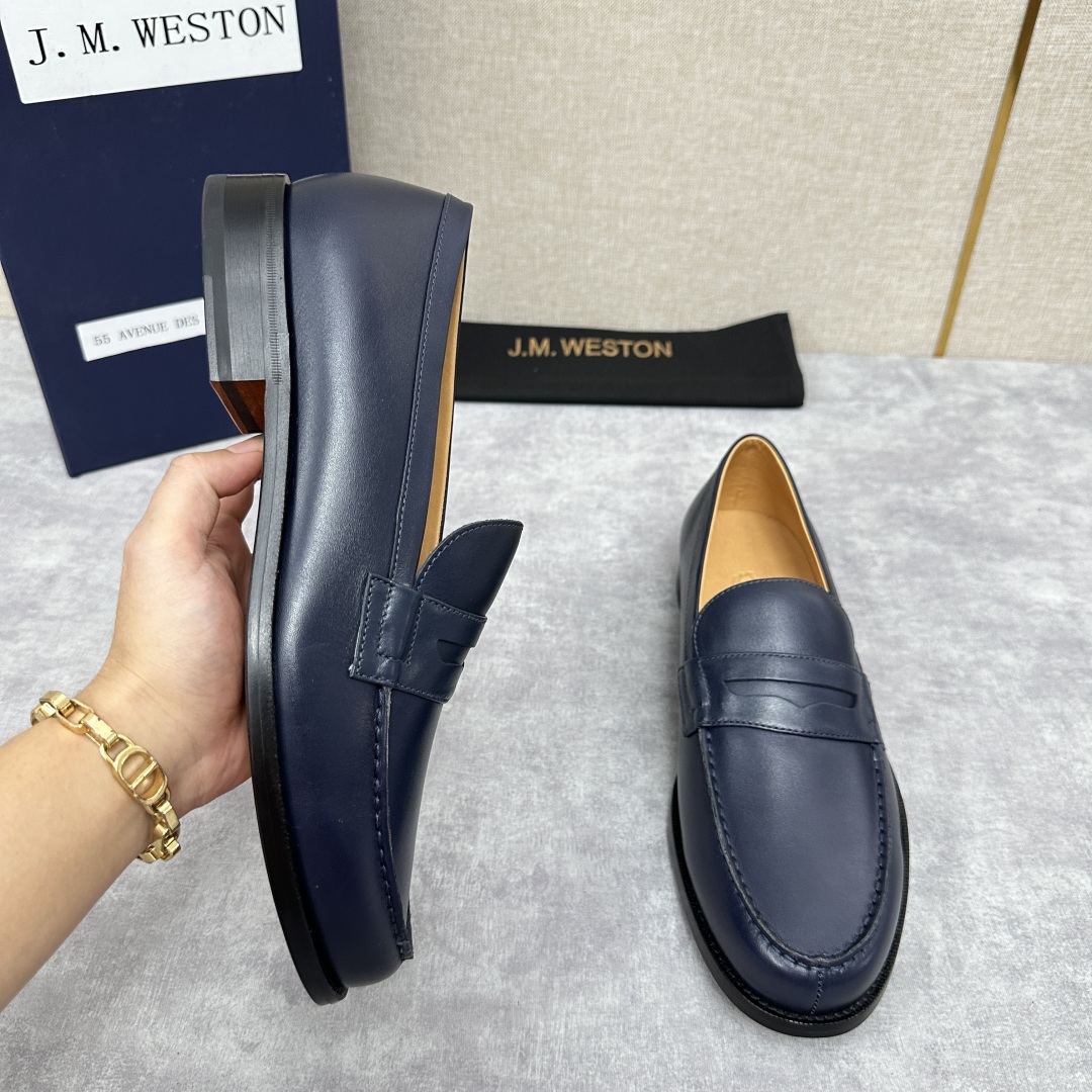 💋💍J.M.Westo*n 威士-顿 品牌经典 180 系列乐福鞋皮鞋 法国顶级皮鞋品牌 威士-顿皮鞋品