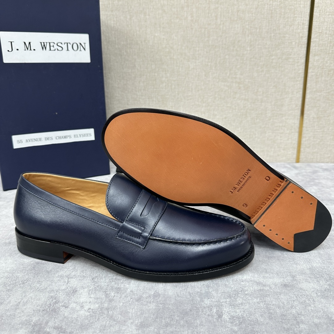 💋💍J.M.Westo*n 威士-顿 品牌经典 180 系列乐福鞋皮鞋 法国顶级皮鞋品牌 威士-顿皮鞋品