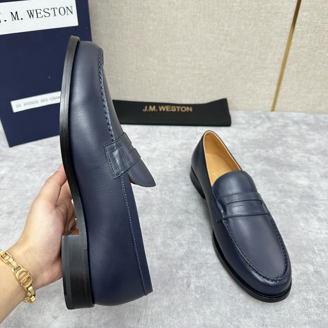 💋💍J.M.Westo*n 威士-顿 品牌经典 180 系列乐福鞋皮鞋 法国顶级皮鞋品牌 威士-顿皮鞋品