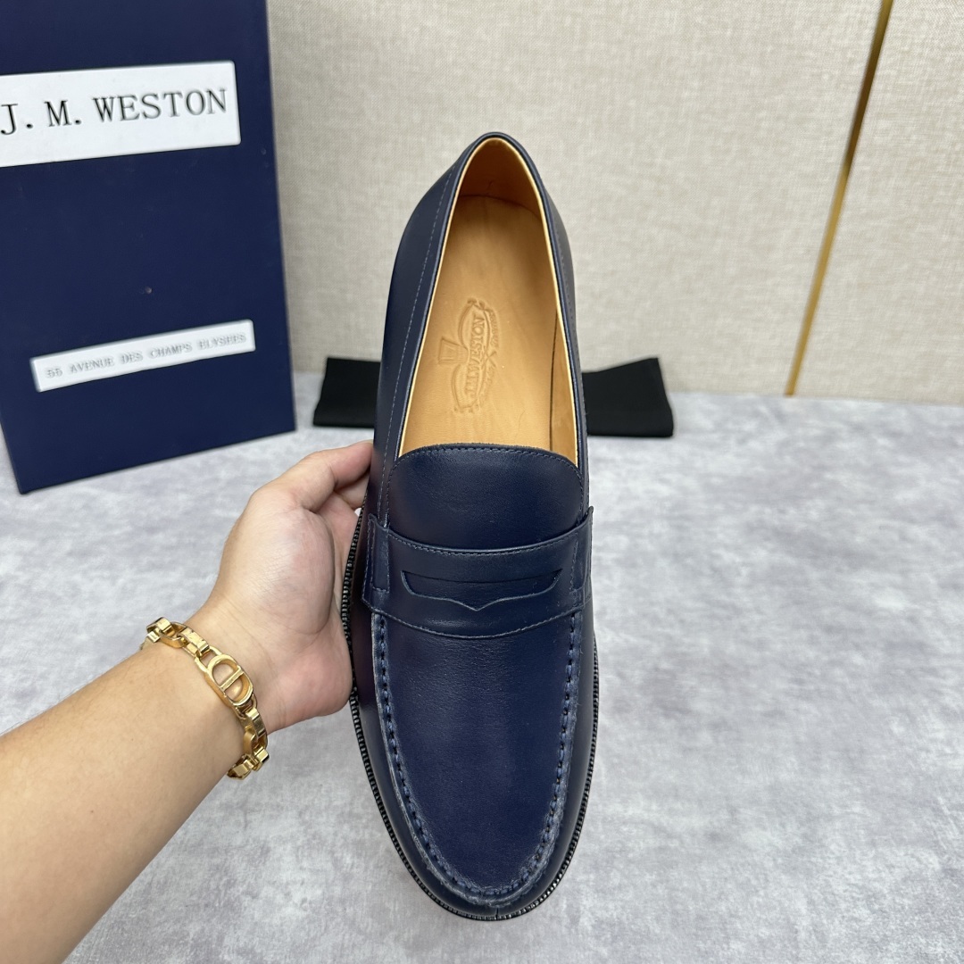 💋💍J.M.Westo*n 威士-顿 品牌经典 180 系列乐福鞋皮鞋 法国顶级皮鞋品牌 威士-顿皮鞋品